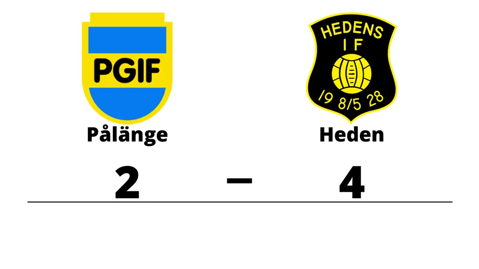 Pålänge GIF förlorade mot Hedens IF
