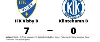 Storseger för IFK Visby B hemma mot Klintehamn B