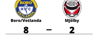 Tung bortaförlust för Mjölby mot Boro/Vetlanda