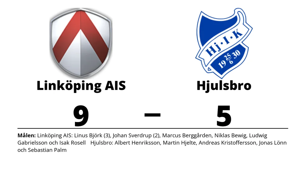 Linköping AIS vann mot Hjulsbro IK Herr