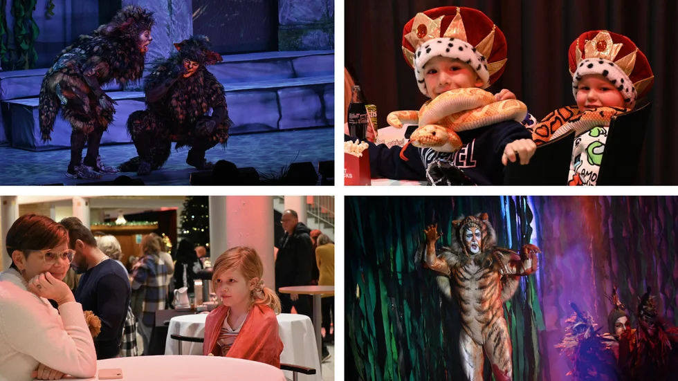 På söndagseftermiddagen kom "Djungelboken - The Musical" till Konsert & kongress i Linköping.