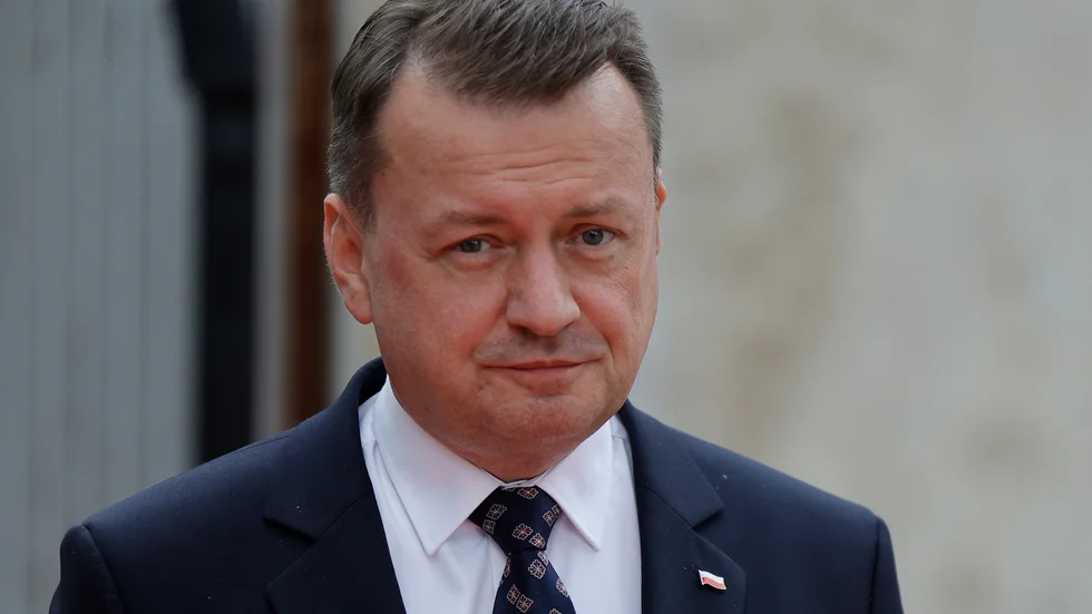 Polens försvarsminister Mariusz Blaszczak. Arkivbild.