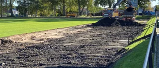 Fotbollsplanen får måtten som förbundet kräver