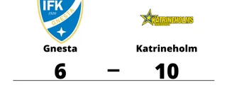 Katrineholm segrare borta mot Gnesta