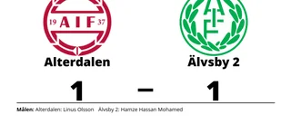 Oavgjort mellan Alterdalen och Älvsby 2