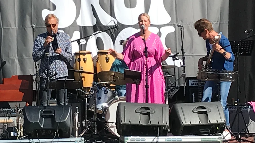 Dan Johansson, Anna Morin och Stefan Wiklund i Blue Connection.