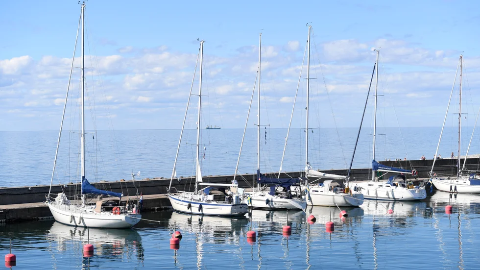 En segelbåt gick på grund utanför Göteborg. Bilden är tagen i ett annat sammanhang.