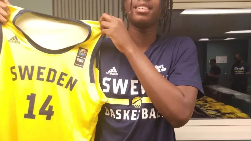 Idriss Kamara tillhör Uppsala baskets ungdomslag. Han representerade U15-landslaget på en cup i Danmark.