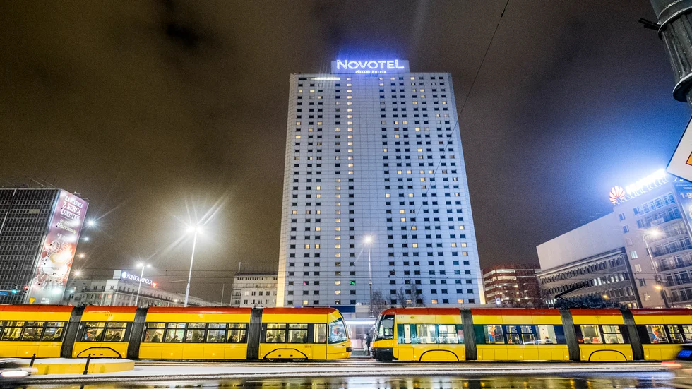 Hotell Novotell i Warszawa hetter ursprungligen Forum och byggdes av Skanska – mitt under kommunismens glansdagar.
