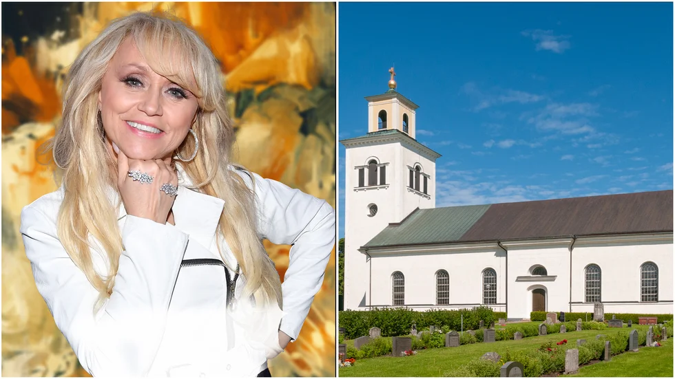 Artisten Nanne Grönvall avslutar sin hösturné i Klockrike kyrka.
