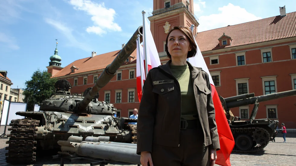 Ukrainas försvarsminister Hanna Maljar. Arkivbild.