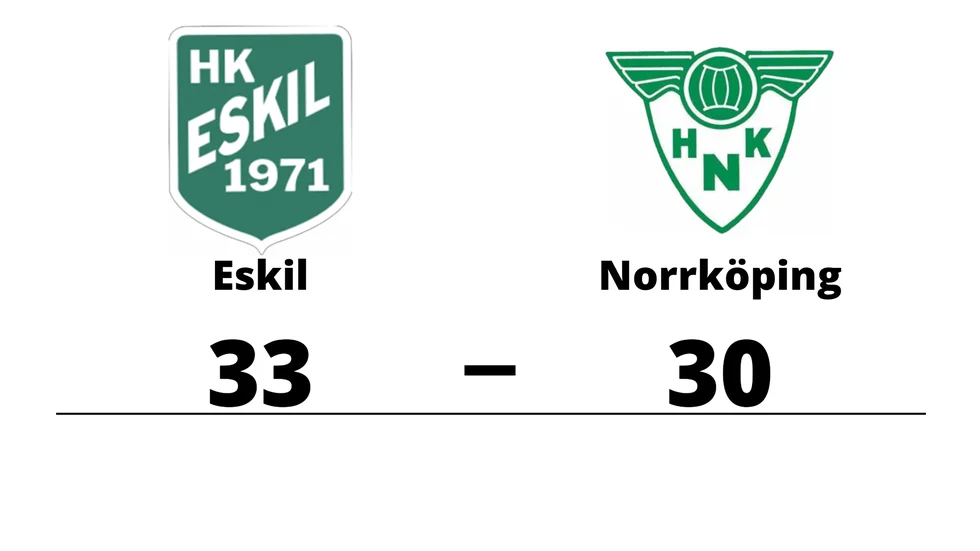 HK Eskil vann mot Norrköpings HK