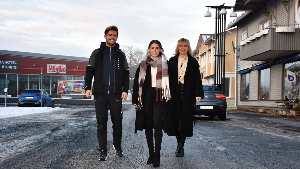 Rickard Wikström, Johanna Westman och Ulrica Kask.