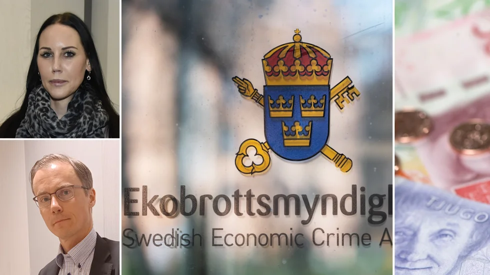 Advokat Anna Melander företräder den åtalade Skelleftebon. Det är åklagare Mikael Bäckström som väckt åtalet om dubbla fall av misstänkt grovt skattebrott.