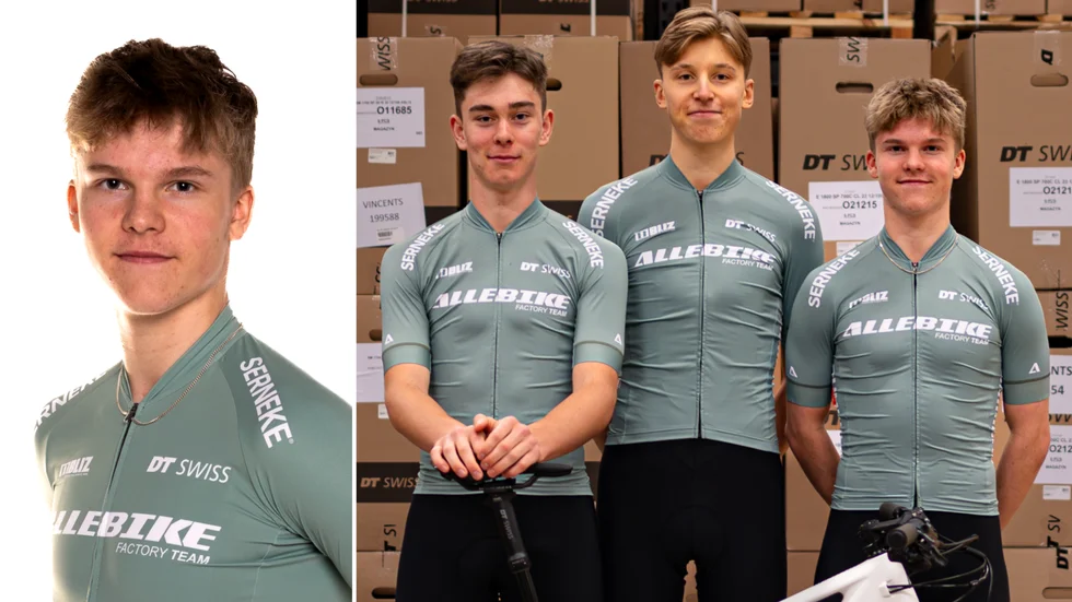 Landslagsmannen från Strängnäs, Leo Lounela, ingår i Allebike factory team.