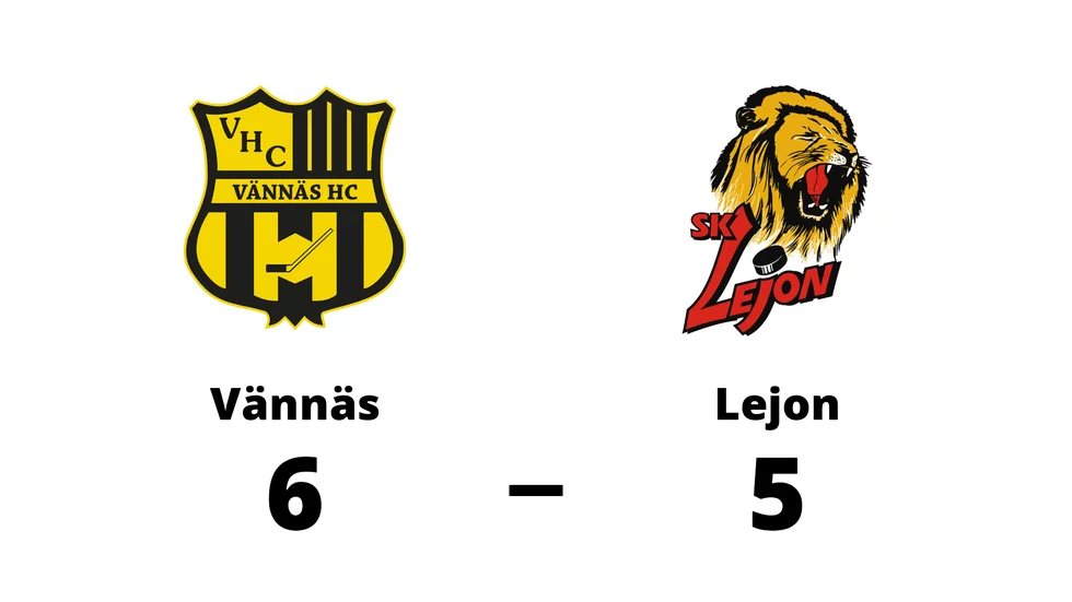 Vännäs HC vann mot SK Lejon