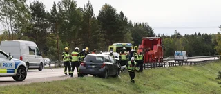 Trafikolycka på E4 – en till sjukhus