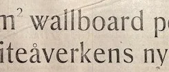 Ur PT:s arkiv: Nya wallboardfabriken ökar exporten