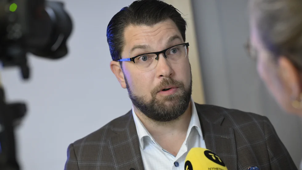 SD-ledaren Jimmie Åkesson. Arkivbild.