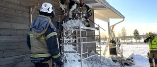 Brand i villa på Nörd-Haraholmen