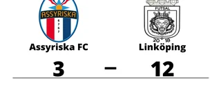 Storseger för Linköping borta mot Assyriska FC