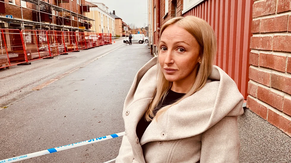 Marika Wahlström driver salongen Extensions by Marika på Eskilsgatan – i samma hus där det brann natten till i onsdags. 