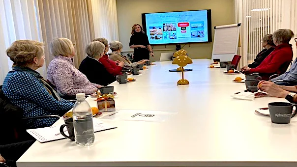 Luleå Ladies har varit på studiebesök hos en matproducent i Luleå.