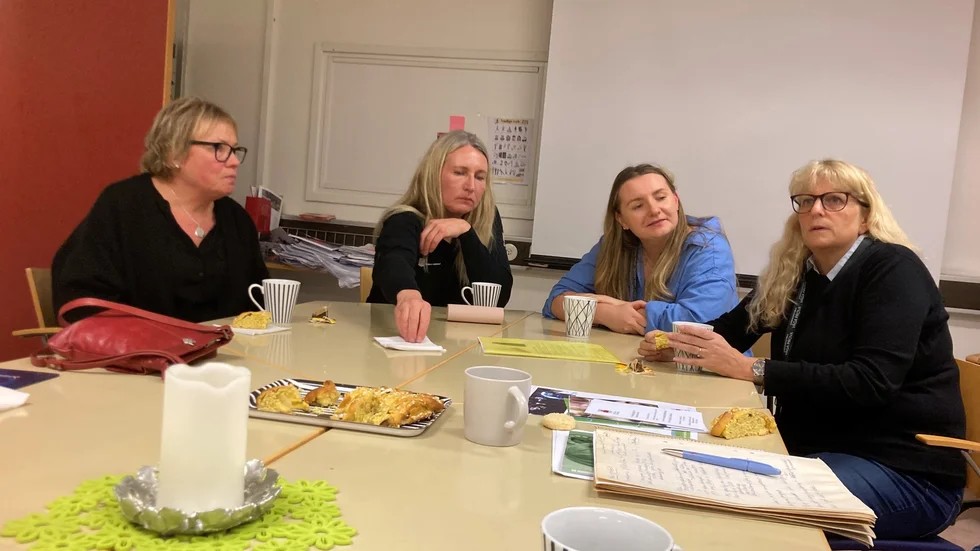 Anna-Karin Vikström, Ulla Andersson, Vanessa Falk och Charlotte Pettersson från Bodens kommuns biståndsenhet.