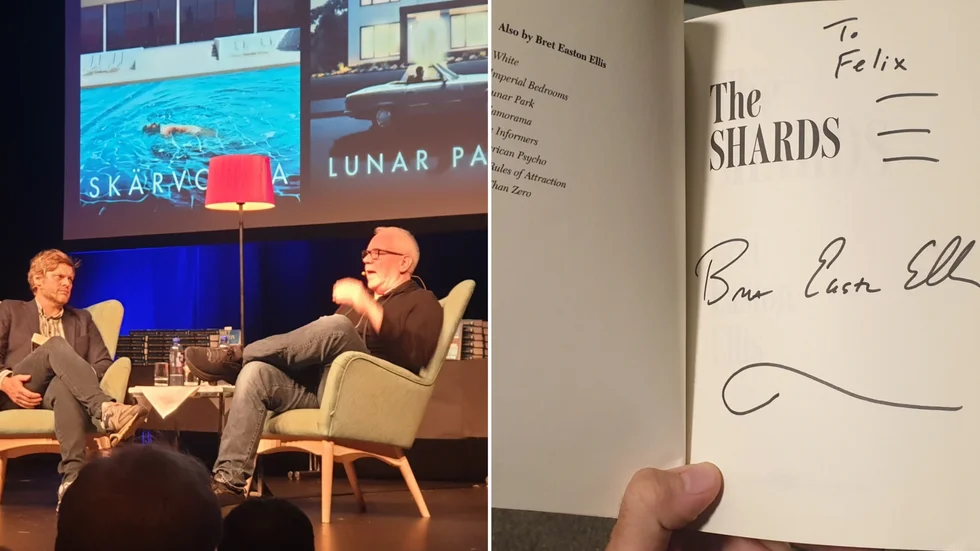 Den amerikanske författaren Bret Easton Ellis var nyligen på Sverigebesök i samband med lanseringen av sin senaste roman.