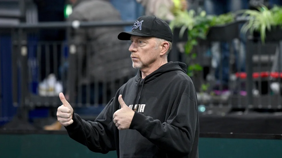 Tyske tennisikonen Boris Becker är ny tränare för danske stjärnan Holger Rune. Arkivbild.