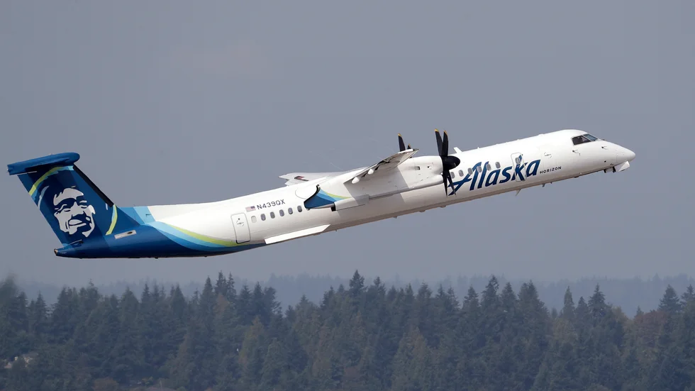En pilot försökte störta ett flygplan från Horizon Air, som ägs av Alaska Air Group. Arkivbild.