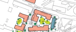 Första skissen på nya Gnesta centrum ✓Allt rivs utom guldsmeden ✓Coop flyttas till godsmagasinets tomt
