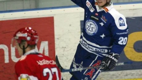 Tobias Holm från Oskarshamn, här i Leksandsdress, blir en fin förstärkning för VIK. Foto: Jonas Ekströmer/Scanpix