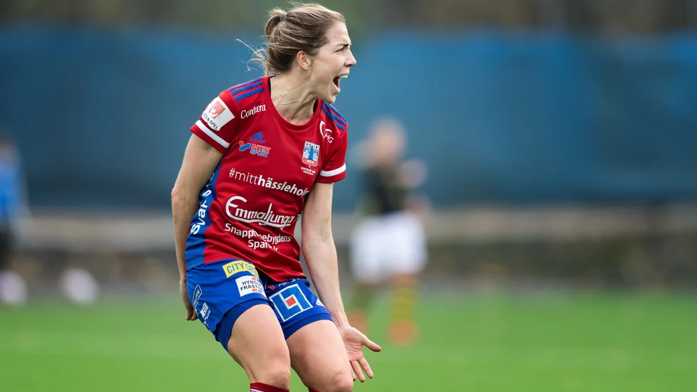Vittsjös Clara Markstedt avgjorde matchen mot Växjö. Arkivbild.