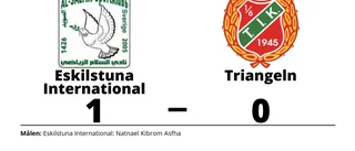 Natnael Kibrom Asfha matchhjälte för Eskilstuna International hemma mot Triangeln