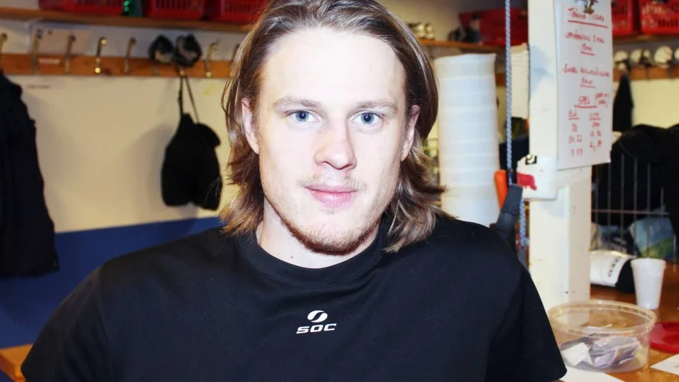 TESTSPELARE. Eskilstunas forward Eric Olsson kan bli aktuell för spel i IFK Motala nästa säsong.