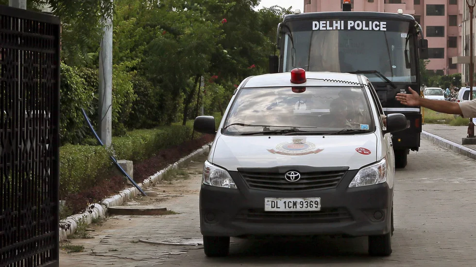 En 27-årig man har gripits av polisen i Delhi misstänkt för att vara ledare för en Robin Hood-liknande liga. Arkivbild.