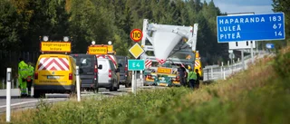 Vindkraftstransport blockerade trafiken på E4