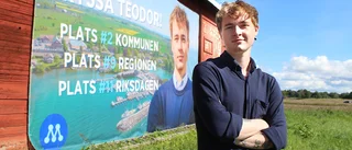 Ung och kaxig i valet – Teodor satsar på personkampanj