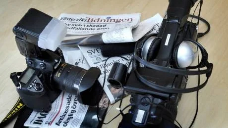 Ger inga jobb. Åtta tidigare elever från medieprogrammet på Västerviks gymnasium riktar i dag skarp kritik mot den 3-åriga utbildning de just avslutat. Den ger varken jobb eller behörighet för eftergymnasiala utbildningar, anser de.Foto: Anders Liljegren