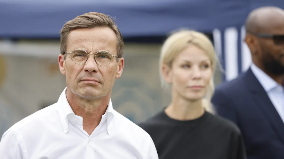 Moderaternas partiledare Ulf Kristersson är inte orolig över de svaga opinionssiffrorna.