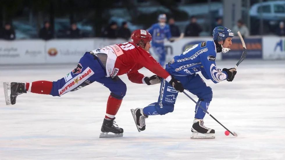 Erik Ågren var som vanligt drivande i IFK-spelet.
