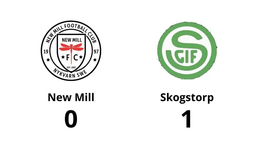 New Mill FC förlorade mot Skogstorps GoIF