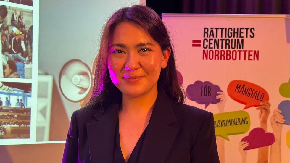 Fatemeh Khavari på Kaleido i Piteå.