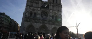 Rusning till återöppnad Notre Dame