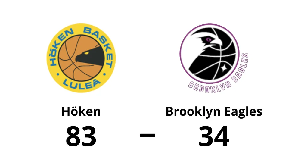 Höken vann mot Brooklyn Eagles