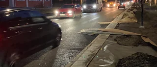 Problem med flygande markdukar i Motala – igen
