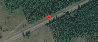 Stopp på E45 på grund av en singelolycka