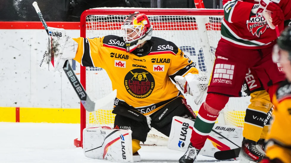 Matteus Ward gjorde en bra match och höll nollan mot Modo.