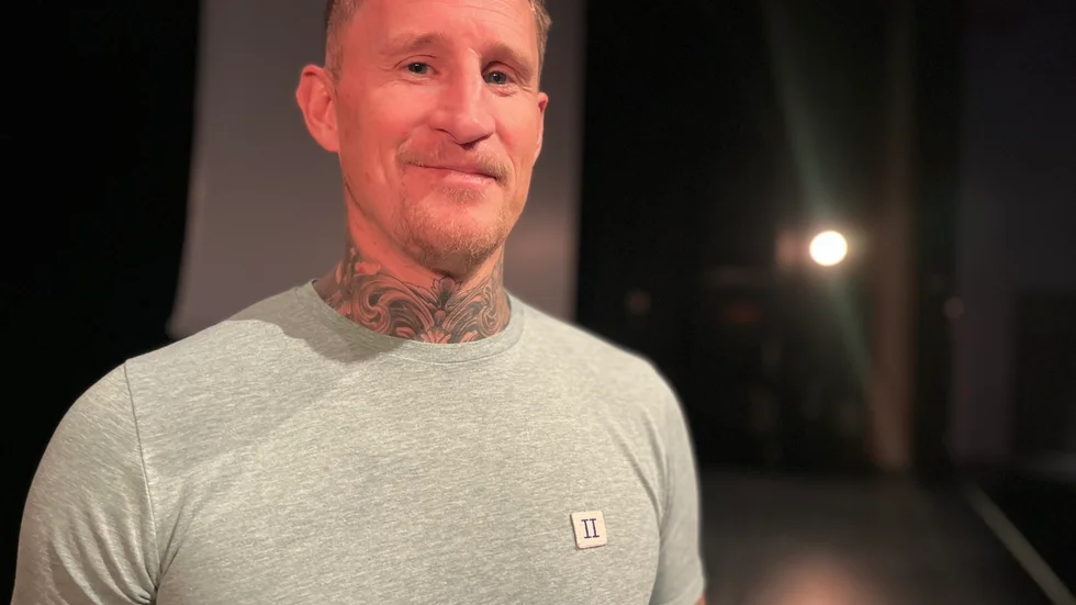 Jonathan Hedström tycker det var roligt att vara i Luleå, där han spelade ishockey i många år. Nu föreläste han om psykisk ohälsa, prestation och ätstörningar för gymnasieelever.